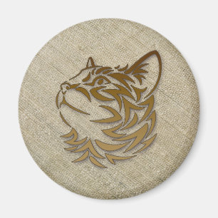 Rohseide für Kätzchen Magnet