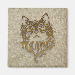 Rohseide für Kätzchen Magnet