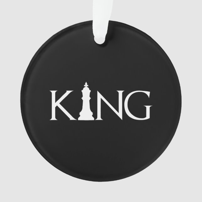 roi avec pièce d'échecs king (devant)