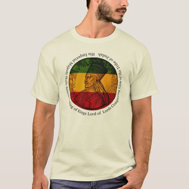 Roi de Haile Selassie des Rois T-shirt (Devant)