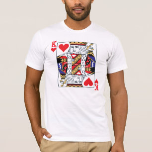 Roi de T-shirt de coeurs