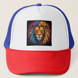 "Roi des couleurs : Casquette Alpha Lion multicolo