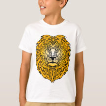 Roi du T-shirt du garçon de jungle