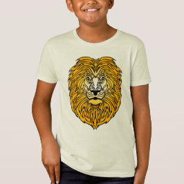 Roi du T-shirt du garçon de jungle