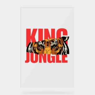 Roi Jungle – Conception de la puissance du tigre s