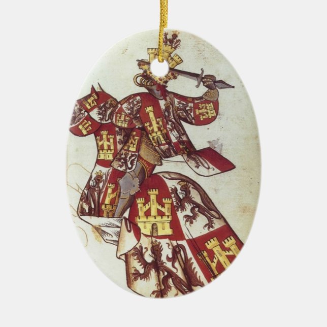 Roi médiéval si ornement de Castille (Devant)