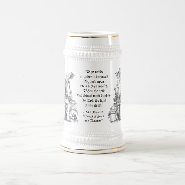 Roi nain de Liche - tasse et bière Stein de Mead (Centre)