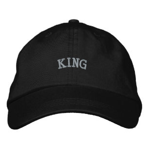 Roi Nom tendance Brodé casquette Casquettes