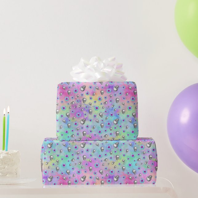 ROINBOW GOTHIC WRAPPING PAPIER GESCHENKPAPIER (Partygeschenke)