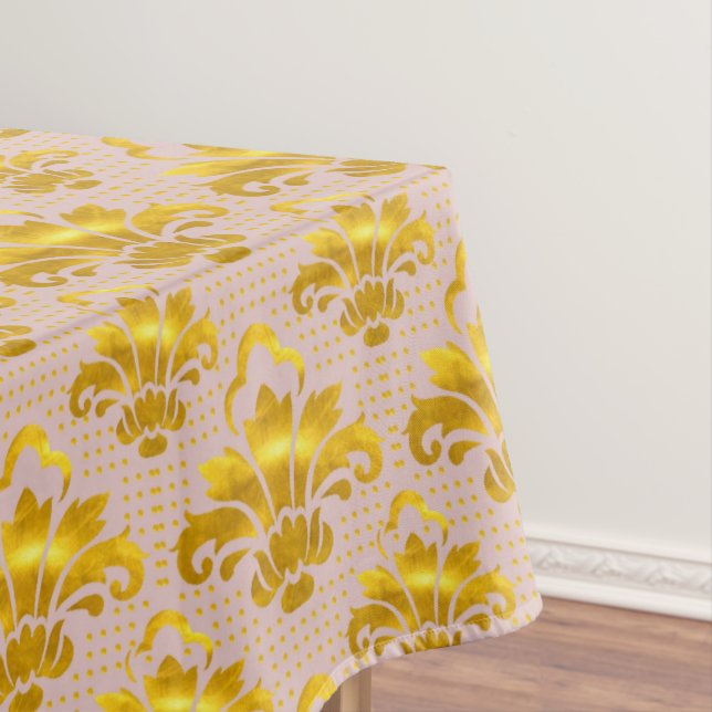 Roink Gold Damask Tischdecke (Beispiel)