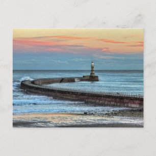 Roker Pier und Leuchtturm Postkarte