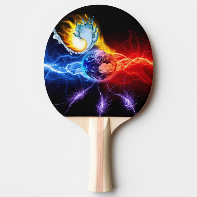 Rokette planète feu et eau tischtennis schläger (Vorderseite)