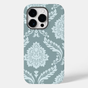 Rokoko-Damask-Kunst I Enteneibl Blau+Türkis Case-Mate iPhone 14 Pro Hülle
