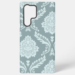 Rokoko-Damask-Kunst I Enteneiblau+Türkis Samsung Galaxy Hülle