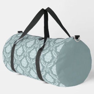 Rokoko-Damaskmuster Enteneiblau+Türkisgrün Duffle Bag