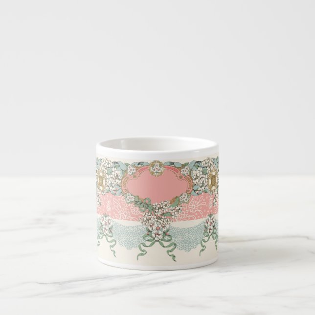 Rokoko Espresso Cup Tasse Mikrowellensicherheit (Vorderseite)