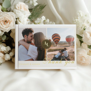 Rokoko Floral Antique Frame Wedding Foto Gästebuch