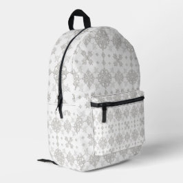 Rokoko Lace Pattern Bedruckter Rucksack