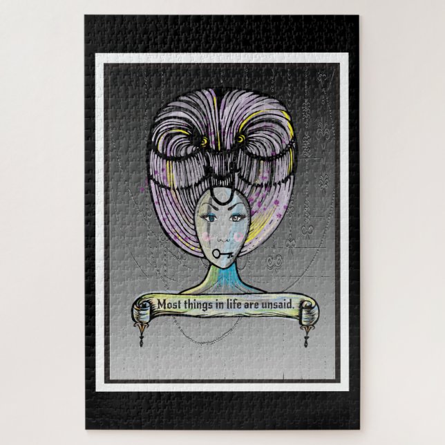 Rokoko Lady Illustration (Vertikal)