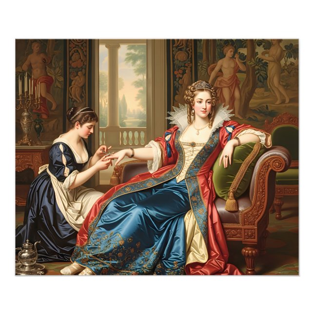 Rokoko Secrets: Regale Schönheit in einem Palast ( Fotodruck (Vorne)