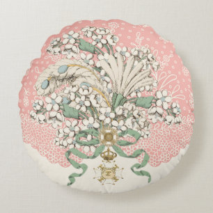 Rokoko-Shabby Chic-Decke Kissen Hydrangea