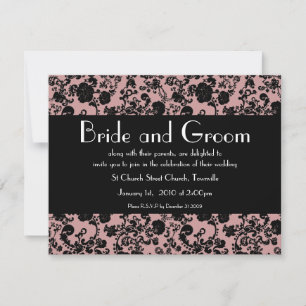 Rokoko Wedding, 4.25 "x5.5" Einladung