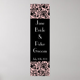 Rokoko Wedding, dekorativer Banner Poster