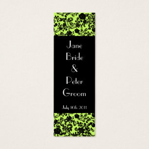 Rokoko Wedding, Souvenir Lesezeichen Card