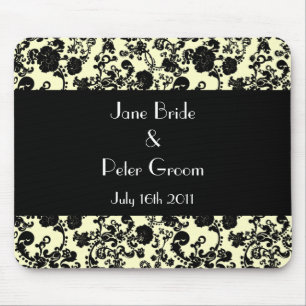 Rokokohochzeit mit Blumenmuster, Souvenir-Mauspad Mousepad