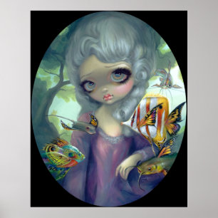 Rokokos Poissons Volants Le Portrait ART PRINT Poster