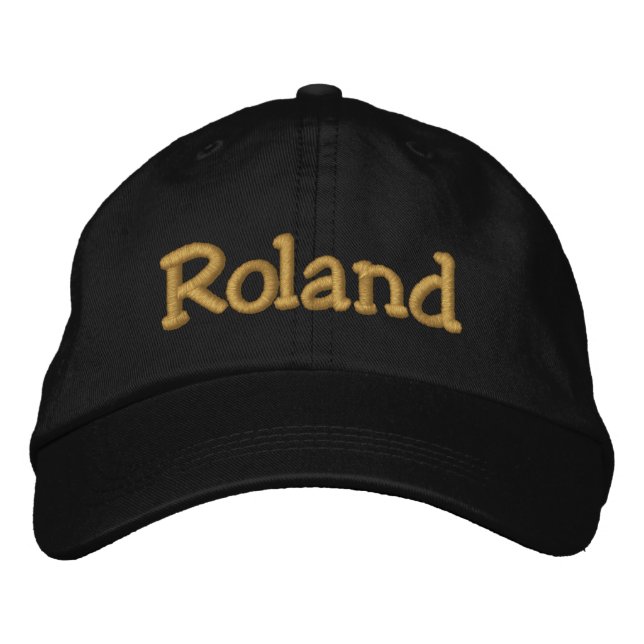 Roland Personalisiert Baseball Cap / Hat Bestickte Baseballkappe (Vorderseite)