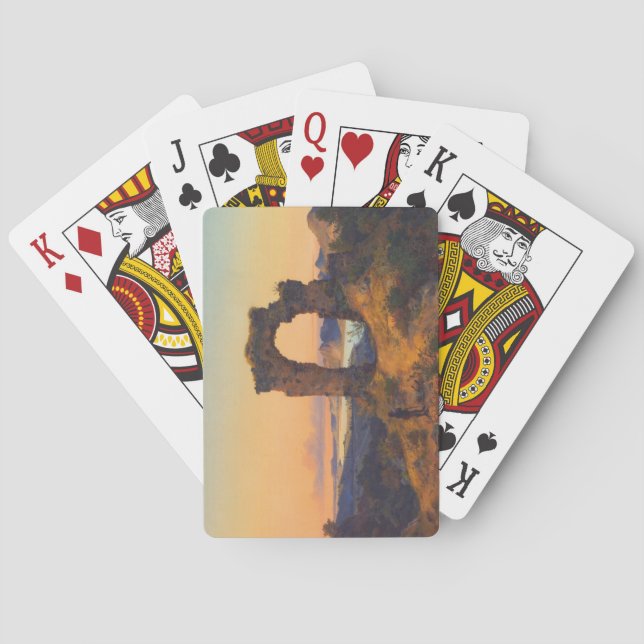 Roland's Arch (von Andreas Achenbach) Spielkarten (Rückseite)