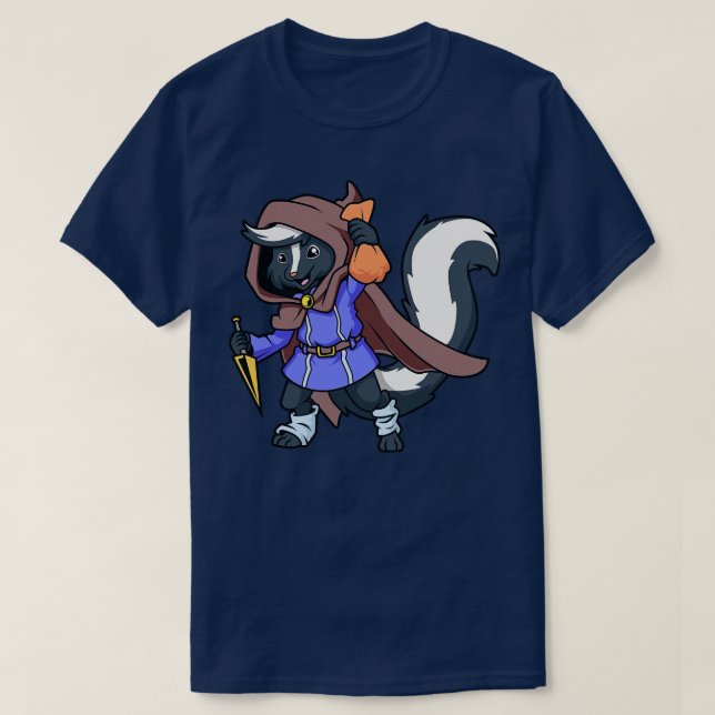 Roleplay Character Diief Rogue Skunk T-Shirt (Design vorne)