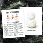 Roll a Snowman Christmas Activity Party Game<br><div class="desc">Roll a Snowman Christmas Party Game | Feiertagsaktivitäten</div>