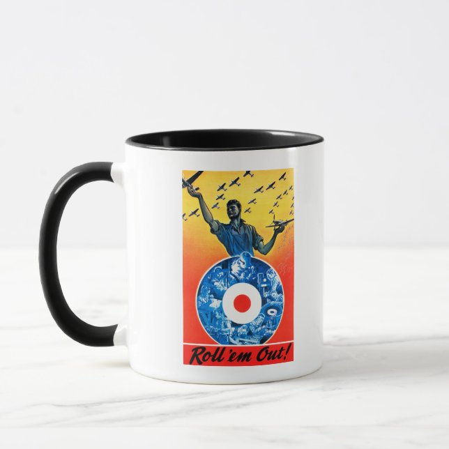 Roll 'em Out Royal Canadian Air Force Tasse (Links)