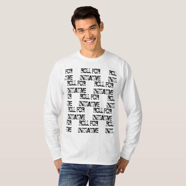 Roll for Initiative Dungeons Dragons T - Shirt (Vorne ganz)