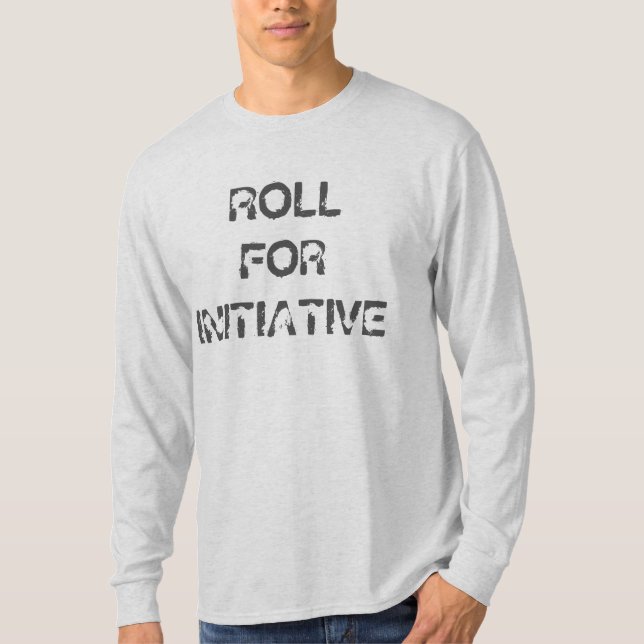 Roll for Initiative Dungeons Dragons T-Shirt (Vorderseite)