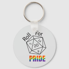 Roll for Pride Schlüsselanhänger