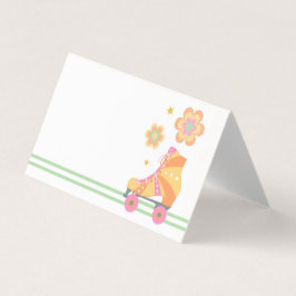 Roll Girl Roller Skaten Faltenkarten