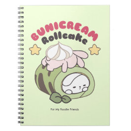 Roll in Sweetness Bunicream Rollcake Delight Notizblock