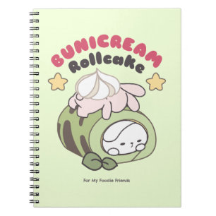 Roll in Sweetness Bunicream Rollcake Delight Notizblock