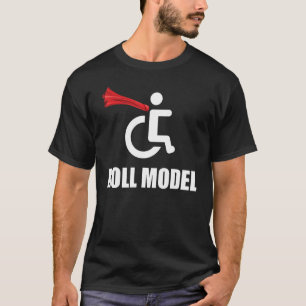 Roll Model Hero Cape Funny Rollstuhl Geschenk T-Shirt