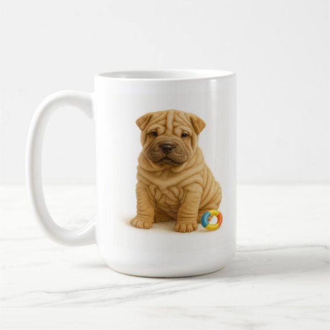Roll Model - Shar Pei Puppy Kaffeetasse (Links)