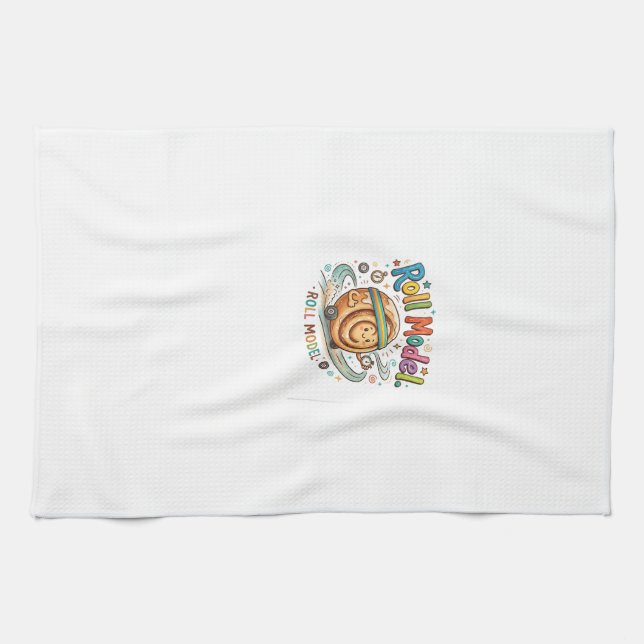 Roll Model T-Shirt Geschirrtuch (Horizontal)