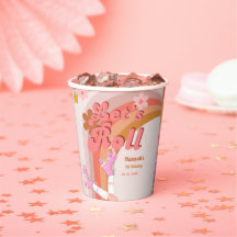 Roll Retro Groovy Roller Skate Geburtstag Teil