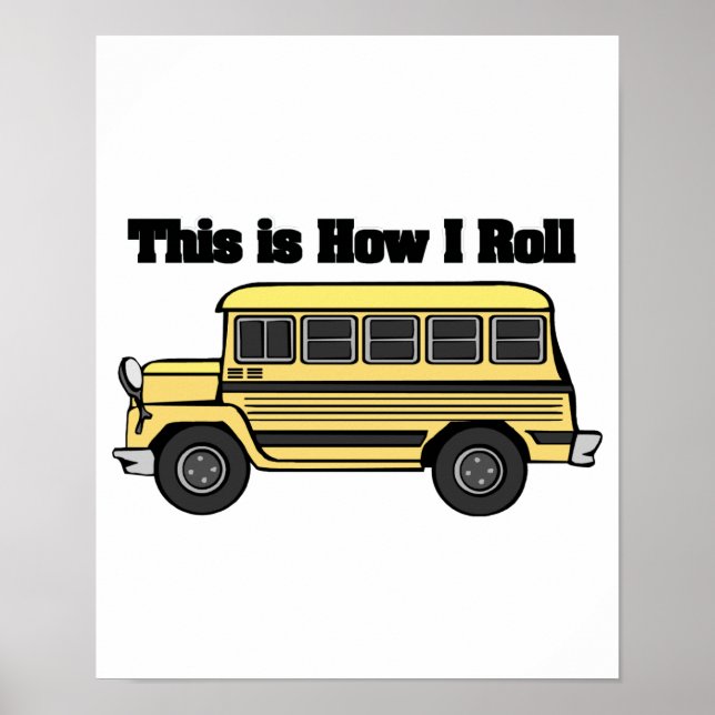 Roll (Schulbus) Poster (Vorne)