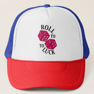 Roll to Luck - bestickte Würfel Truckerkappe