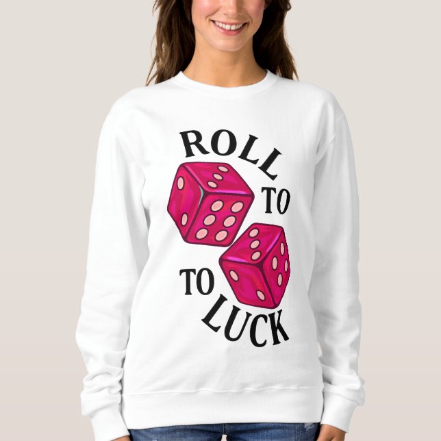 Roll to Luck - Neon Dice Sweat - shirt à capuche (Devant)