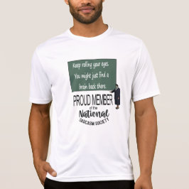 Roll weiterhin mit den Augen. Zitat über Sarkasmus T-Shirt