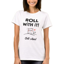 Roll With It Katzen-Design - Entspannende Feline V